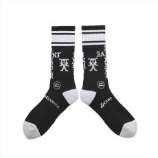 画像1: ©SAINT Mxxxxxx SOCKS SAINT SINNER Black/Gray (ソックス) (1)