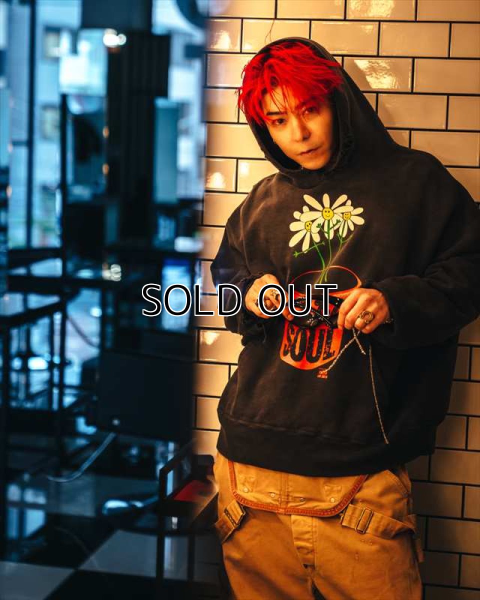 画像7: ©SAINT Mxxxxxx x DE LA SOUL DLS_HOODIE DE LA SOUL Black (パーカー) (7)