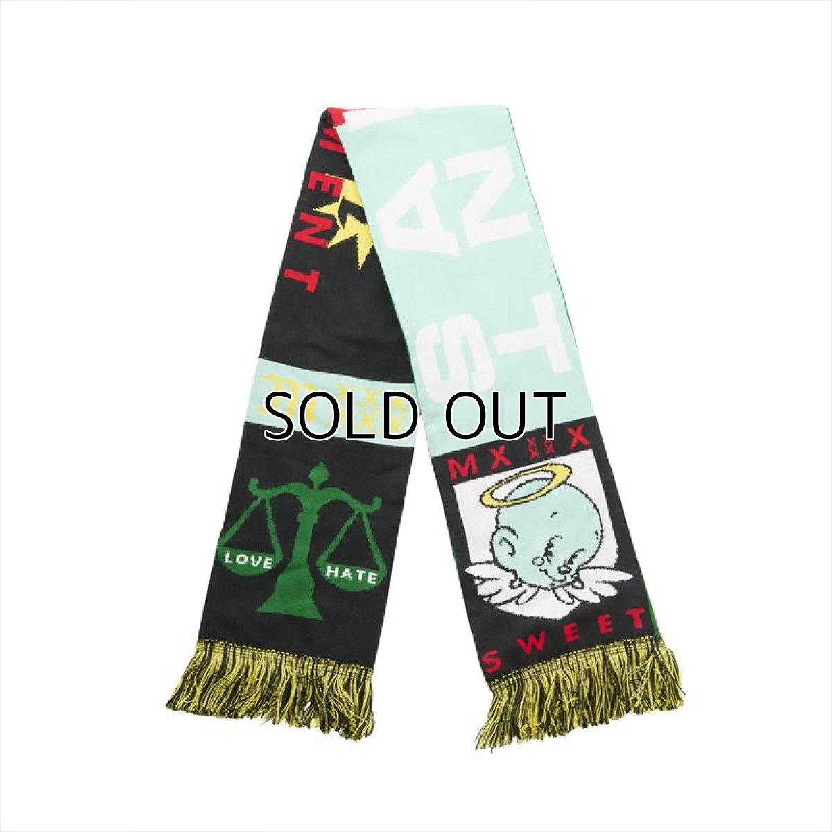 画像1: ©SAINT Mxxxxxx SCARF BABY MICHAEL Multi (マフラー) (1)