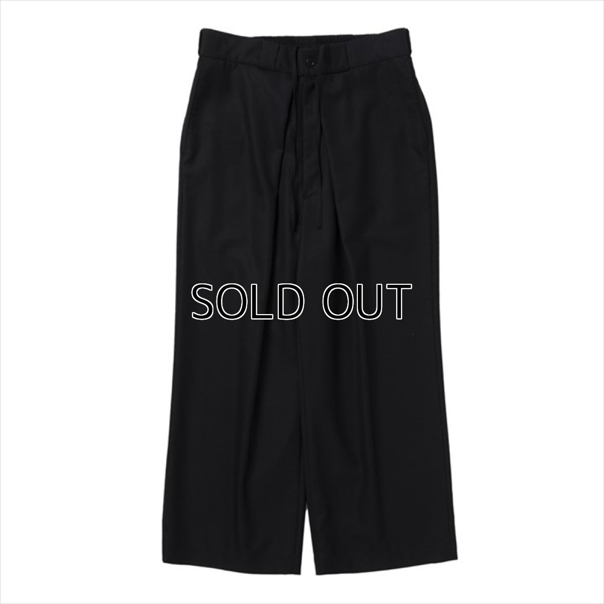 画像1: COOTIE PRODUCTIONS TECHWOOL® Intuck Wide Easy Trousers (インタックワイドイージートラウザーズ) (1)