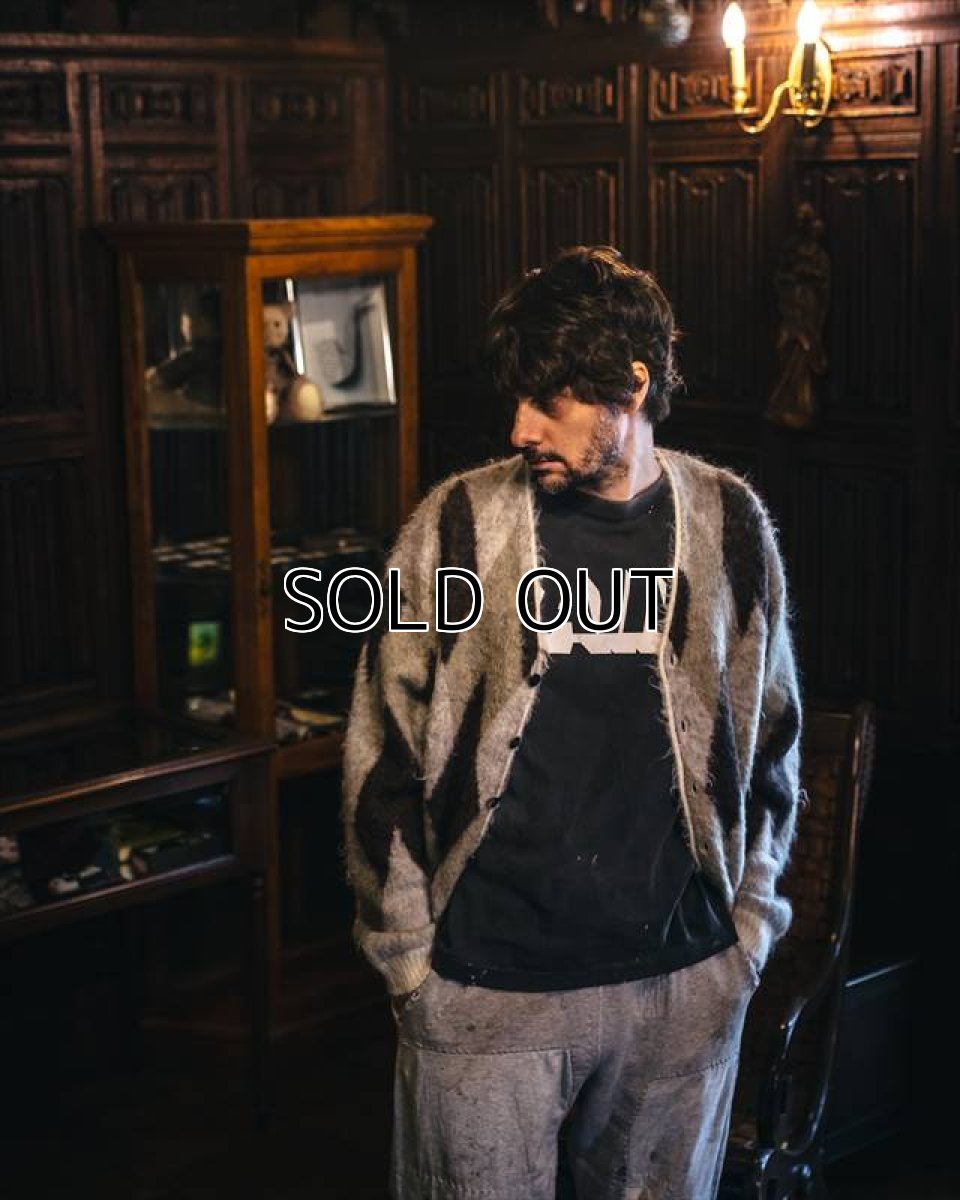 画像2: ©SAINT Mxxxxxx KNIT CARDIGAN ARGYLE Multi (モヘアニットカーディガン) (2)