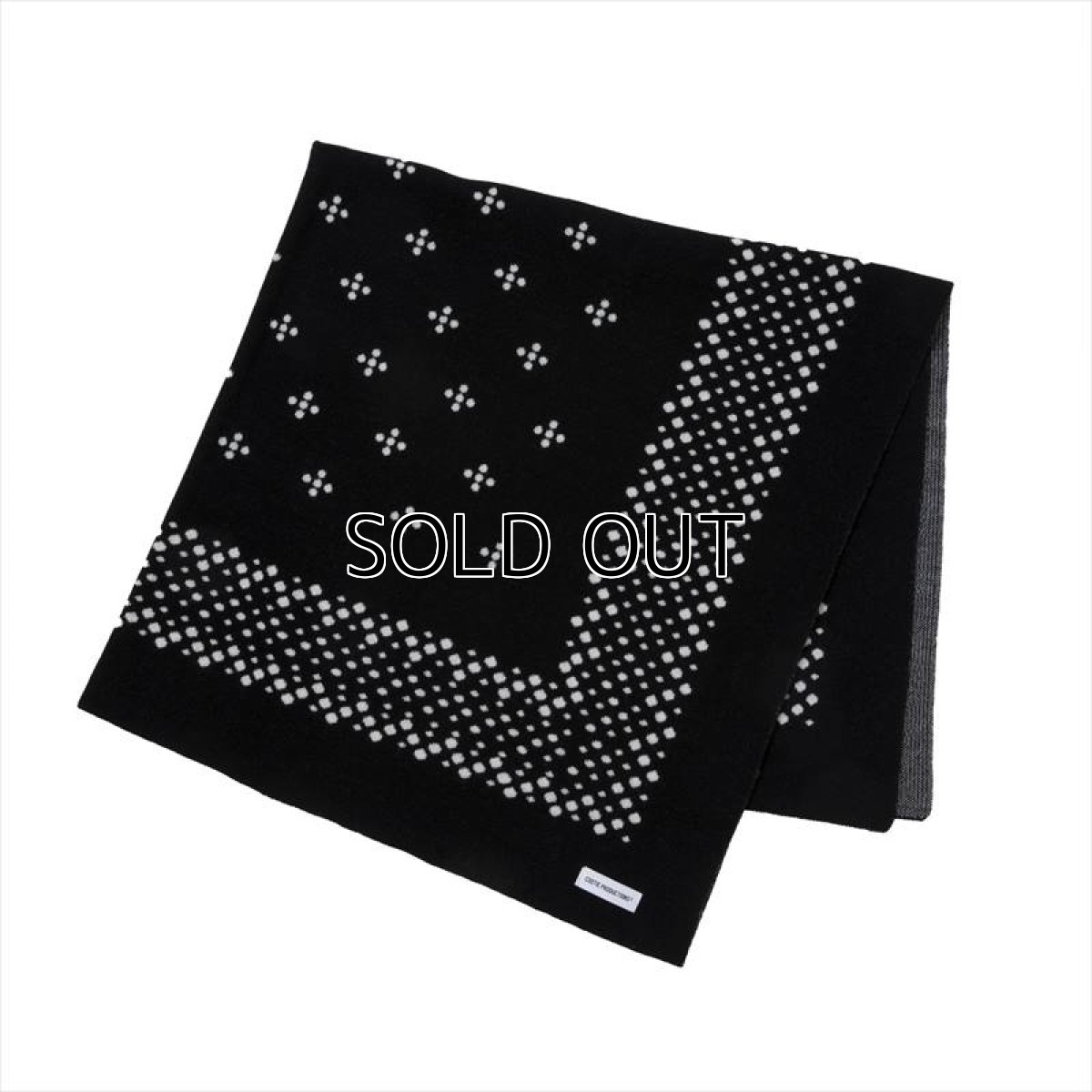 画像2: COOTIE PRODUCTIONS Jacquard Square Scarf (スカーフ) (2)