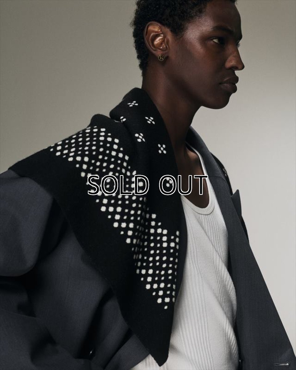 画像4: COOTIE PRODUCTIONS Jacquard Square Scarf (スカーフ) (4)