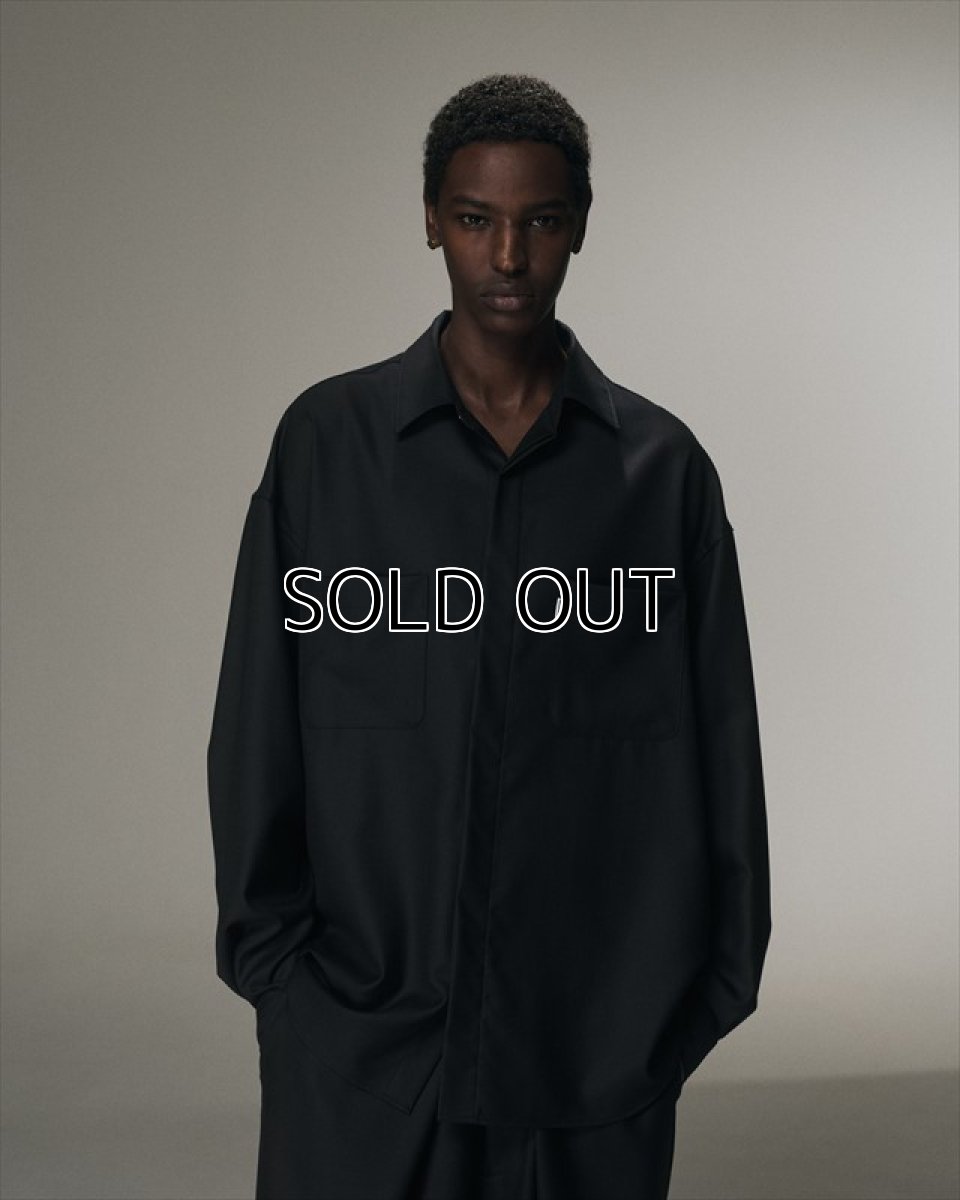 画像4: COOTIE PRODUCTIONS TECHWOOL® Fly Front L/S Shirt (フライフロントシャツ) (4)