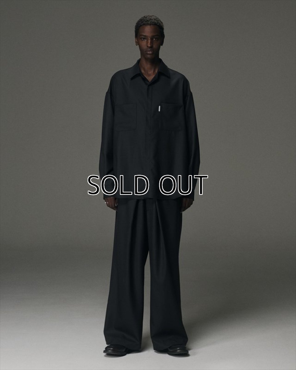 画像3: COOTIE PRODUCTIONS TECHWOOL® Fly Front L/S Shirt (フライフロントシャツ) (3)