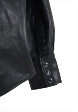 画像4: MASSES Horse Leather Shirt Vintage (ホースレザーシャツ) (4)