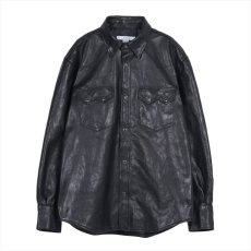 画像1: MASSES Horse Leather Shirt Vintage (ホースレザーシャツ) (1)