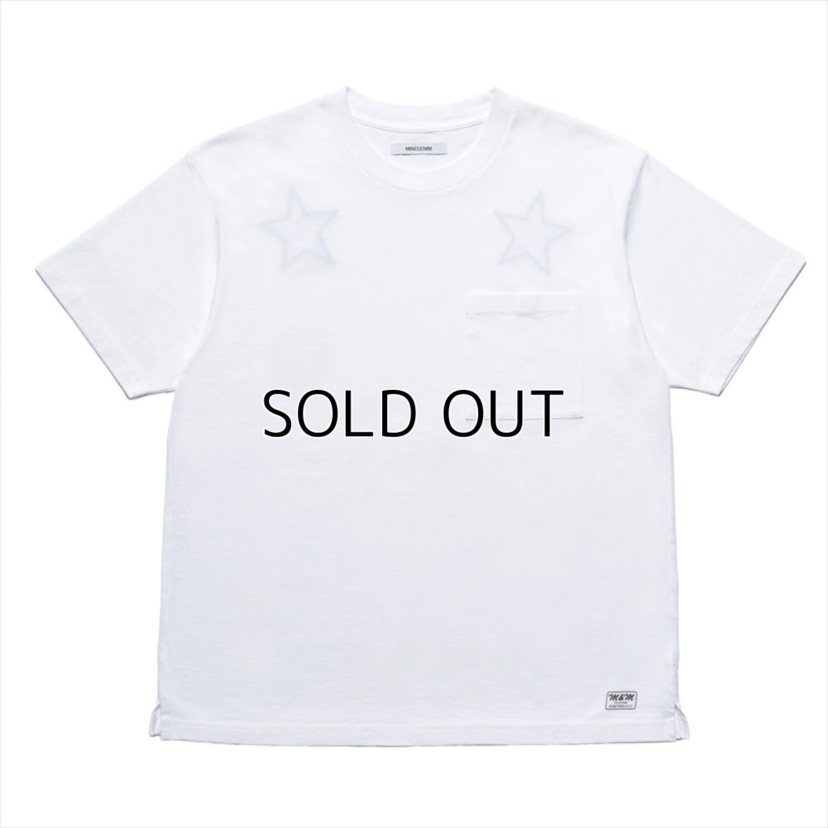 画像1: MINEDENIM x M&M Star Embroidery Pocket Tee (Tシャツ) (1)