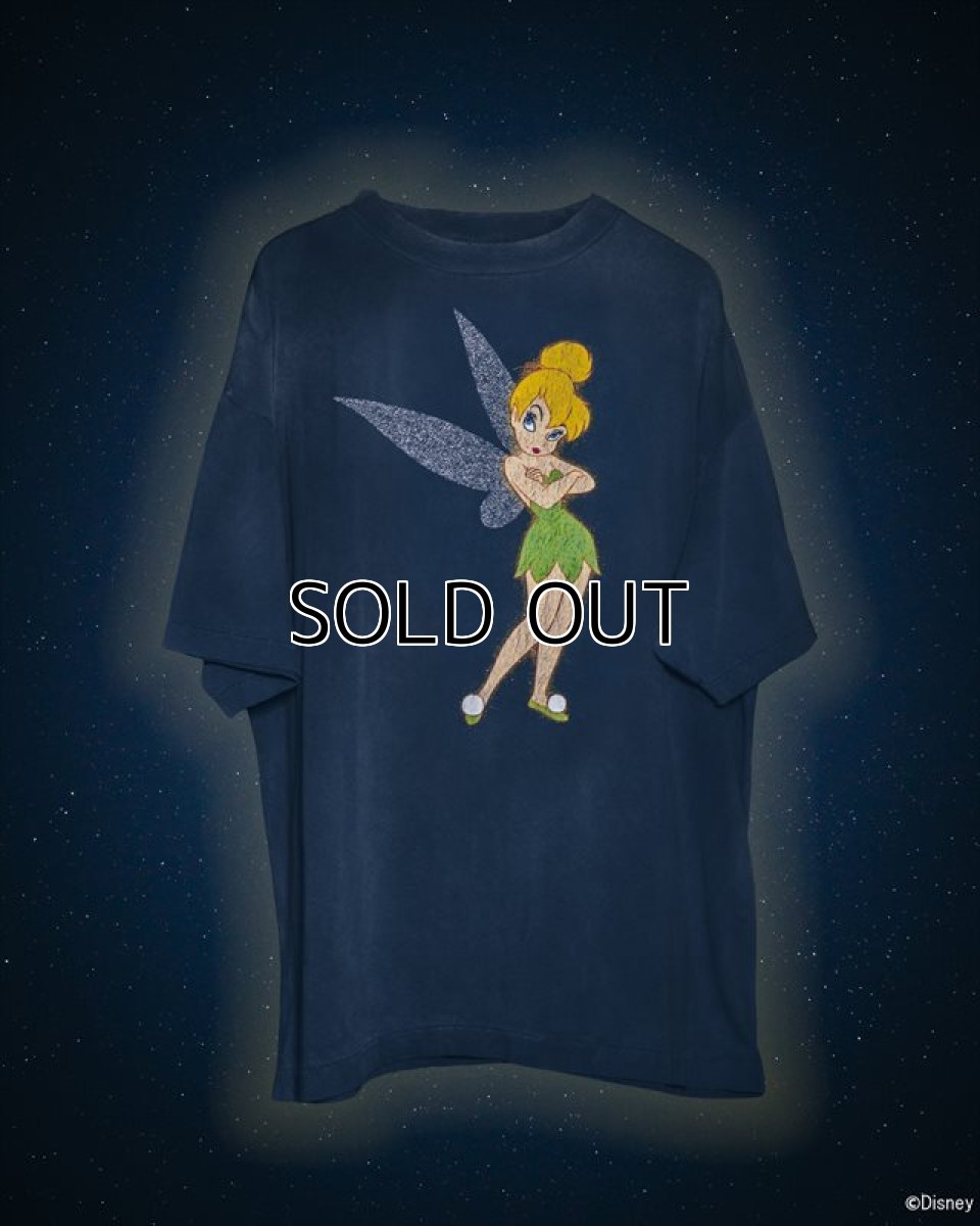 画像3: ©SAINT Mxxxxxx Disney DNF_SS T-SHIRT TINKER BELL Navy (Tシャツ) (3)