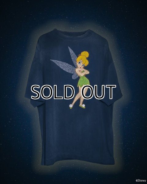 SAINT Mxxxxxx Disney DNF_SS T-SHIRT TINKER BELL Navy