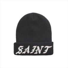 画像1: ©SAINT Mxxxxxx Knit Cap Saint Black (ニットキャップ) (1)