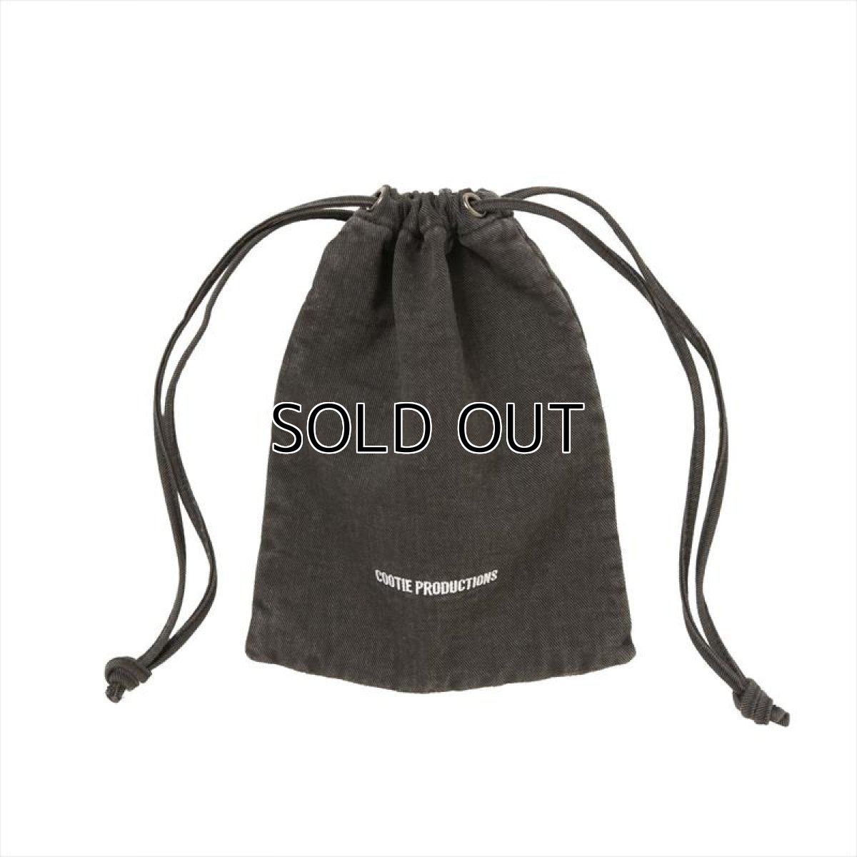 画像1: COOTIE PRODUCTIONS Color Denim Drawstring Bag (バッグ) (1)