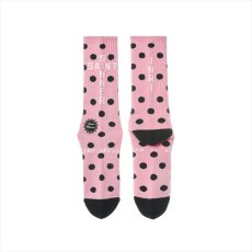 画像2: ©SAINT Mxxxxxx SOCKS DOT Pink/Black (ソックス) (2)