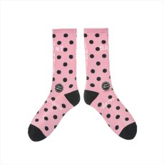 画像1: ©SAINT Mxxxxxx SOCKS DOT Pink/Black (ソックス) (1)