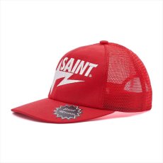 画像1: ©SAINT Mxxxxxx x A BATHING APE BAPE_MESH CAP Red (メッシュキャップ) (1)