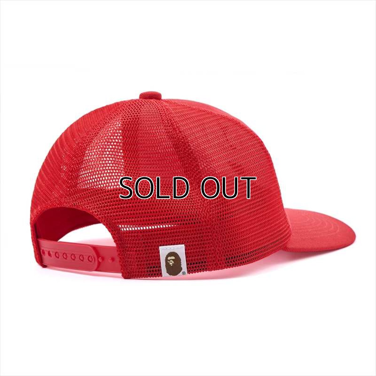 画像3: ©SAINT Mxxxxxx x A BATHING APE BAPE_MESH CAP Red (メッシュキャップ) (3)