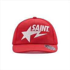 画像2: ©SAINT Mxxxxxx x A BATHING APE BAPE_MESH CAP Red (メッシュキャップ) (2)