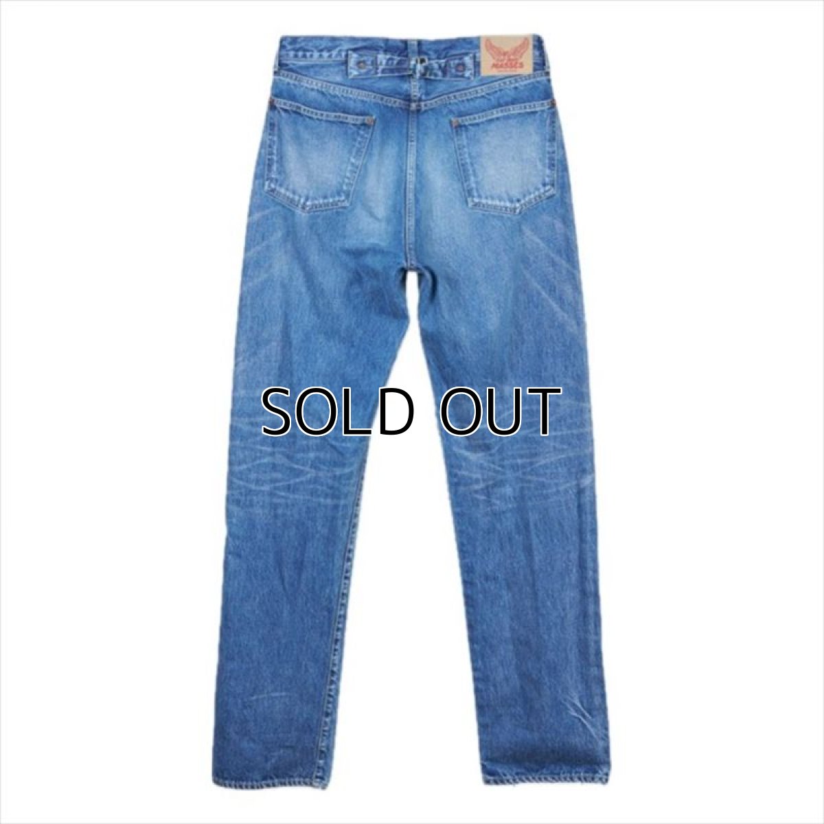 画像2: MASSES x Y's 14oz Denim Pants H.Wash (デニムパンツ) (2)