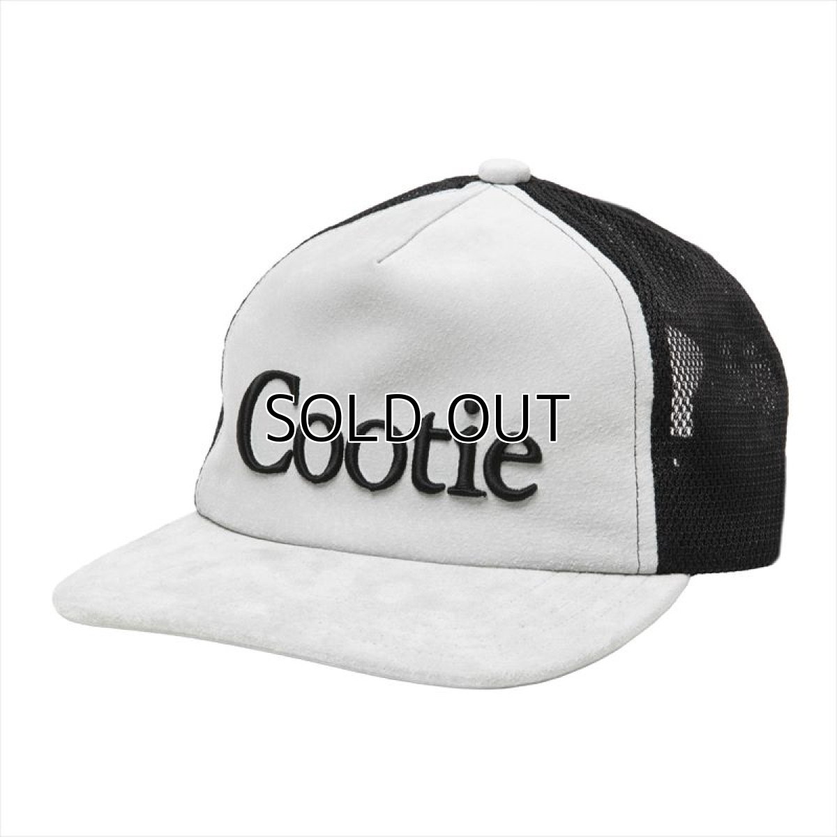 画像1: COOTIE PRODUCTIONS Suede 5 Panel Mesh Cap (メッシュキャップ) (1)