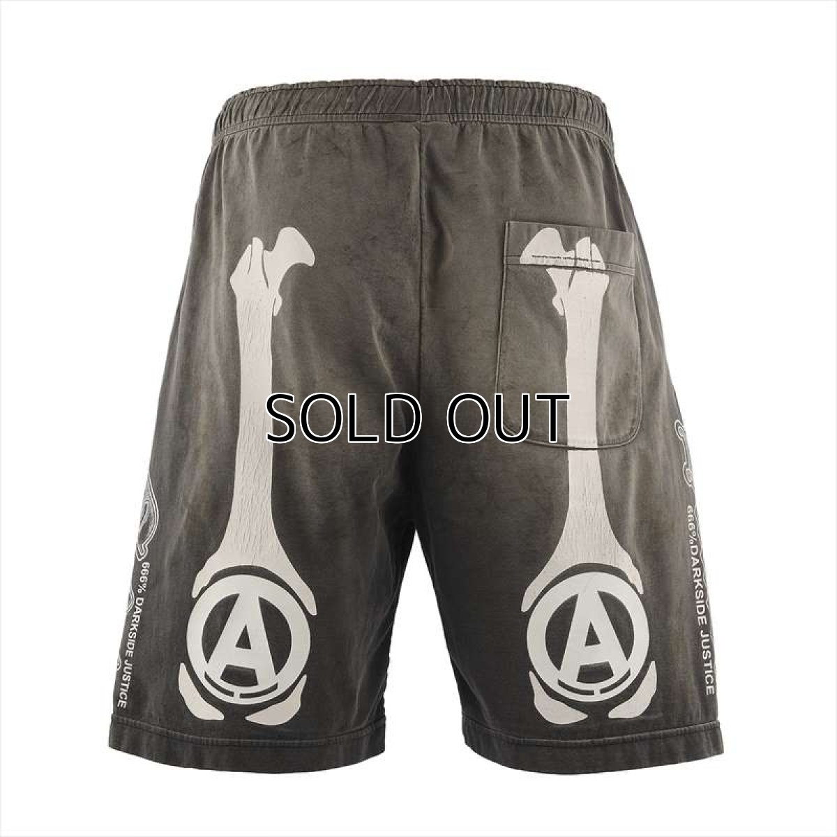 画像2: ©SAINT Mxxxxxx x BOUNTY HUNTER BH_CUT SEW SHORTS BONE Charcoal (ショーツ) (2)