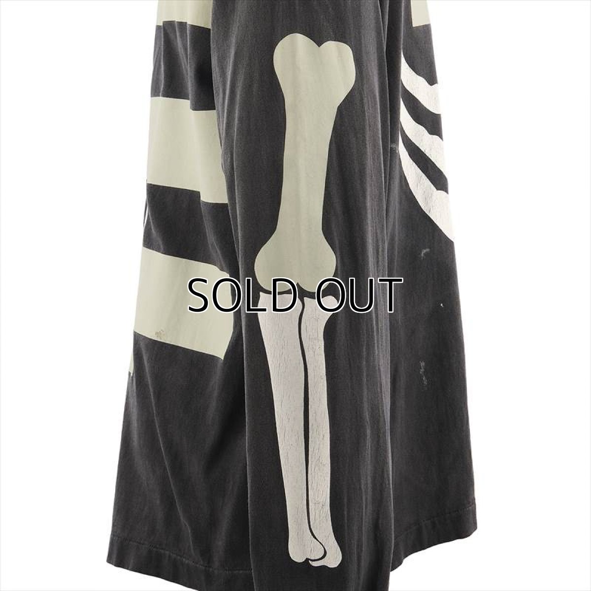 画像5: ©SAINT Mxxxxxx x BOUNTY HUNTER BH_LS T-SHIRT BONE Black (ロングスリーブTシャツ) (5)