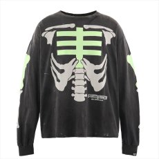 画像2: ©SAINT Mxxxxxx x BOUNTY HUNTER BH_LS T-SHIRT BONE Black (ロングスリーブTシャツ) (2)