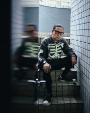 画像7: ©SAINT Mxxxxxx x BOUNTY HUNTER BH_LS T-SHIRT BONE Black (ロングスリーブTシャツ) (7)