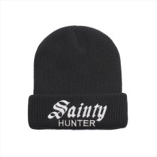 画像1: ©SAINT Mxxxxxx x BOUNTY HUNTER BH_KNIT CAP SAINTY HUNTER Black (ニットキャップ) (1)