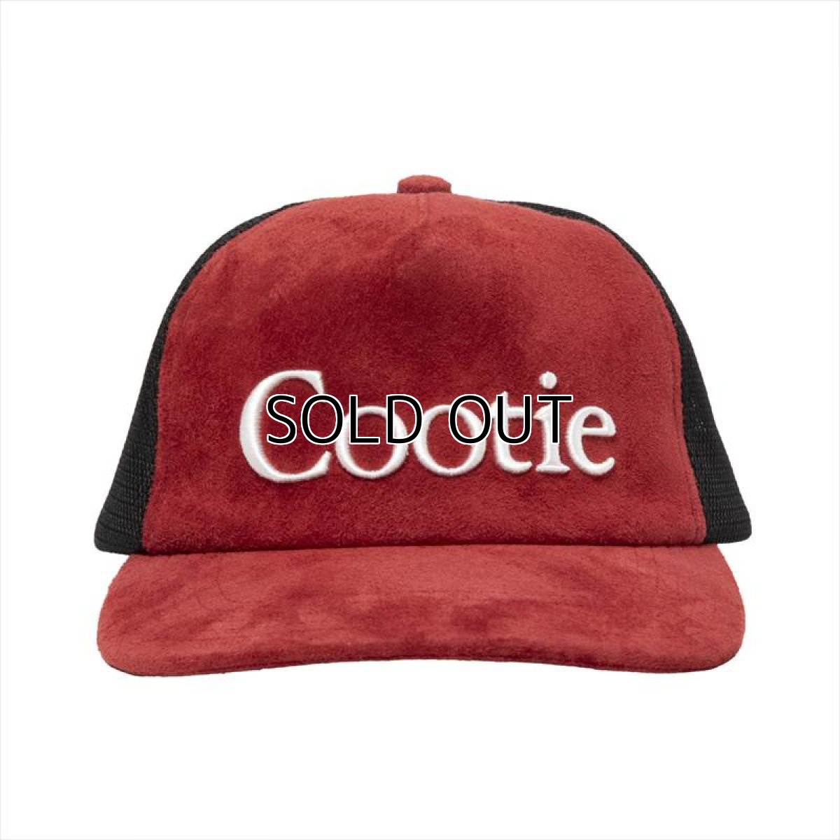 画像2: COOTIE PRODUCTIONS Suede 5 Panel Mesh Cap (メッシュキャップ) (2)