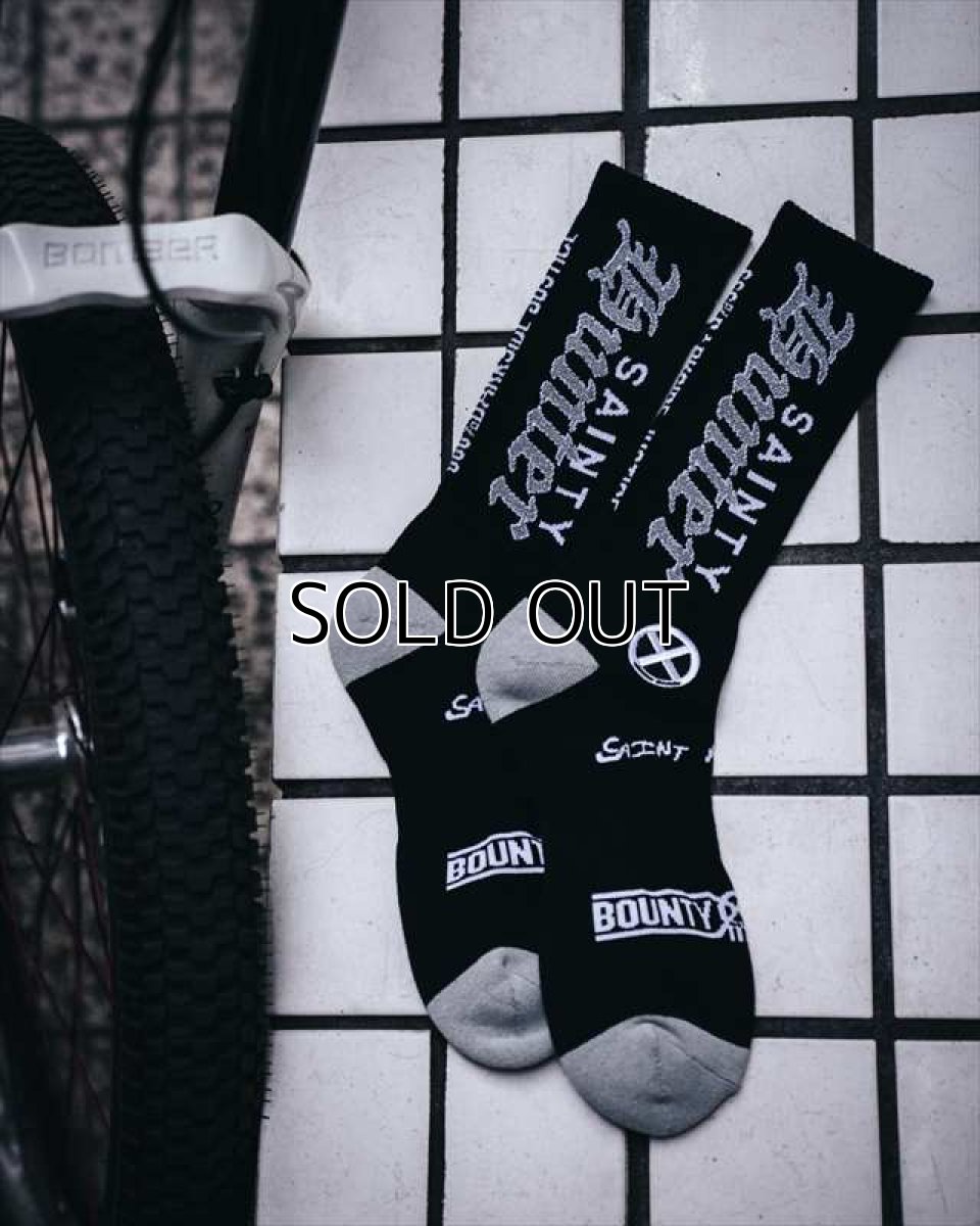 画像5: ©SAINT Mxxxxxx x BOUNTY HUNTER BH_SOCKS SAINTY HUNTER Black (ソックス) (5)