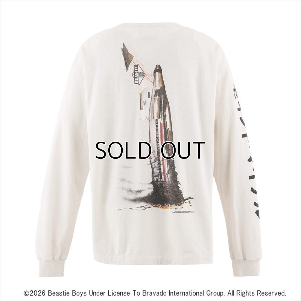 画像2: ©SAINT Mxxxxxx x BEASTIE BOYS BTB_LS T-SHIRT BEASTIEBOYS White (ロングスリーブTシャツ) (2)