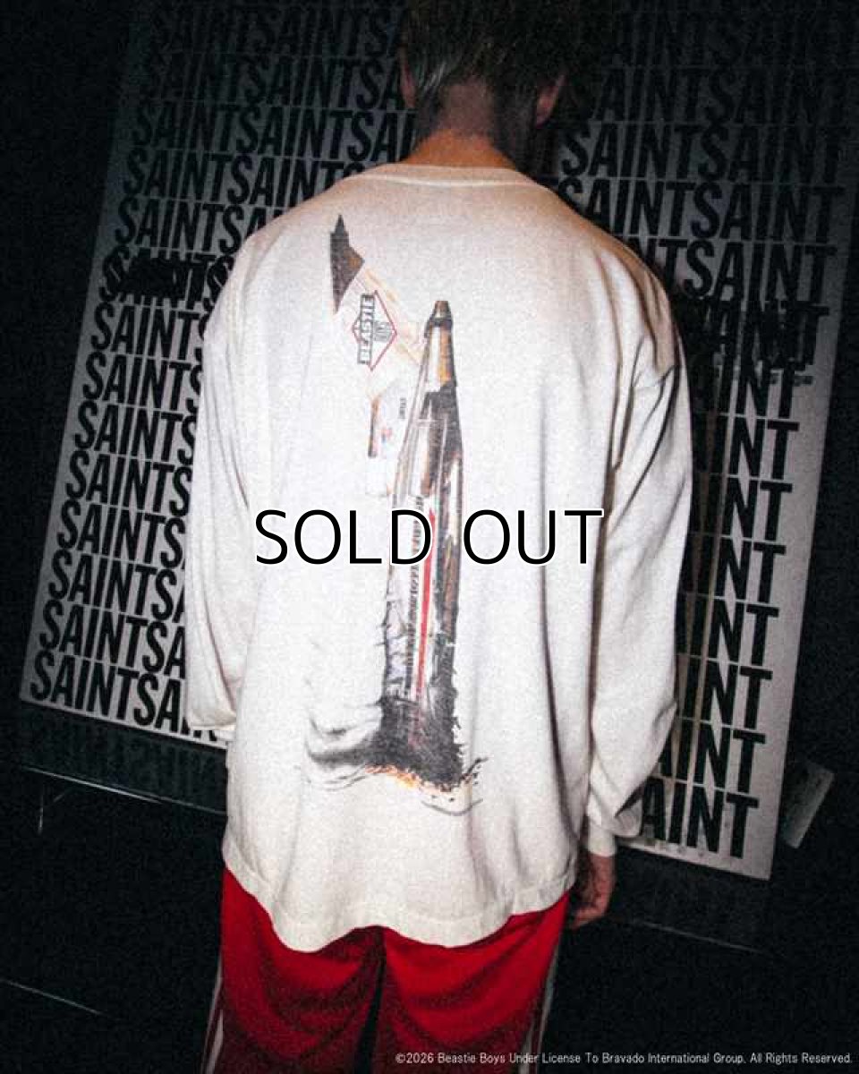 画像6: ©SAINT Mxxxxxx x BEASTIE BOYS BTB_LS T-SHIRT BEASTIEBOYS White (ロングスリーブTシャツ) (6)