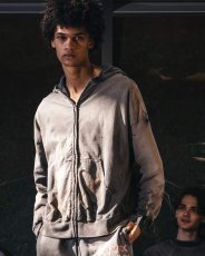 画像4: ©SAINT Mxxxxxx DOUBLE FACE ZIP HOODIE Charkoal (ジップパーカー) (4)