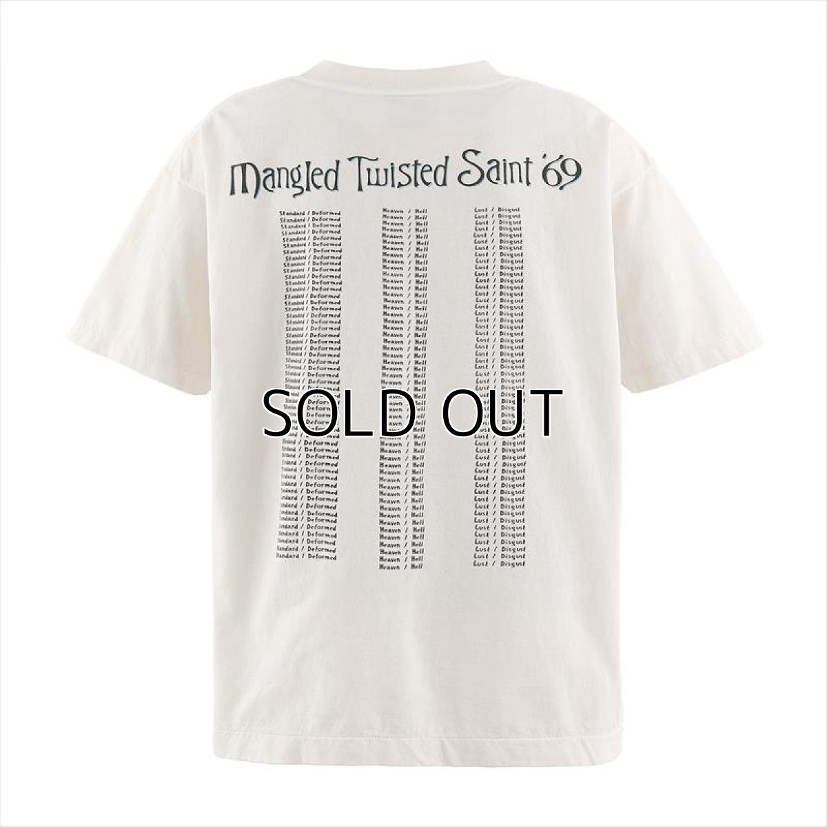画像2: ©SAINT Mxxxxxx x Sean Wotherspoon SW_SS T-SHIRT TWISTED SAINT White (Tシャツ) (2)