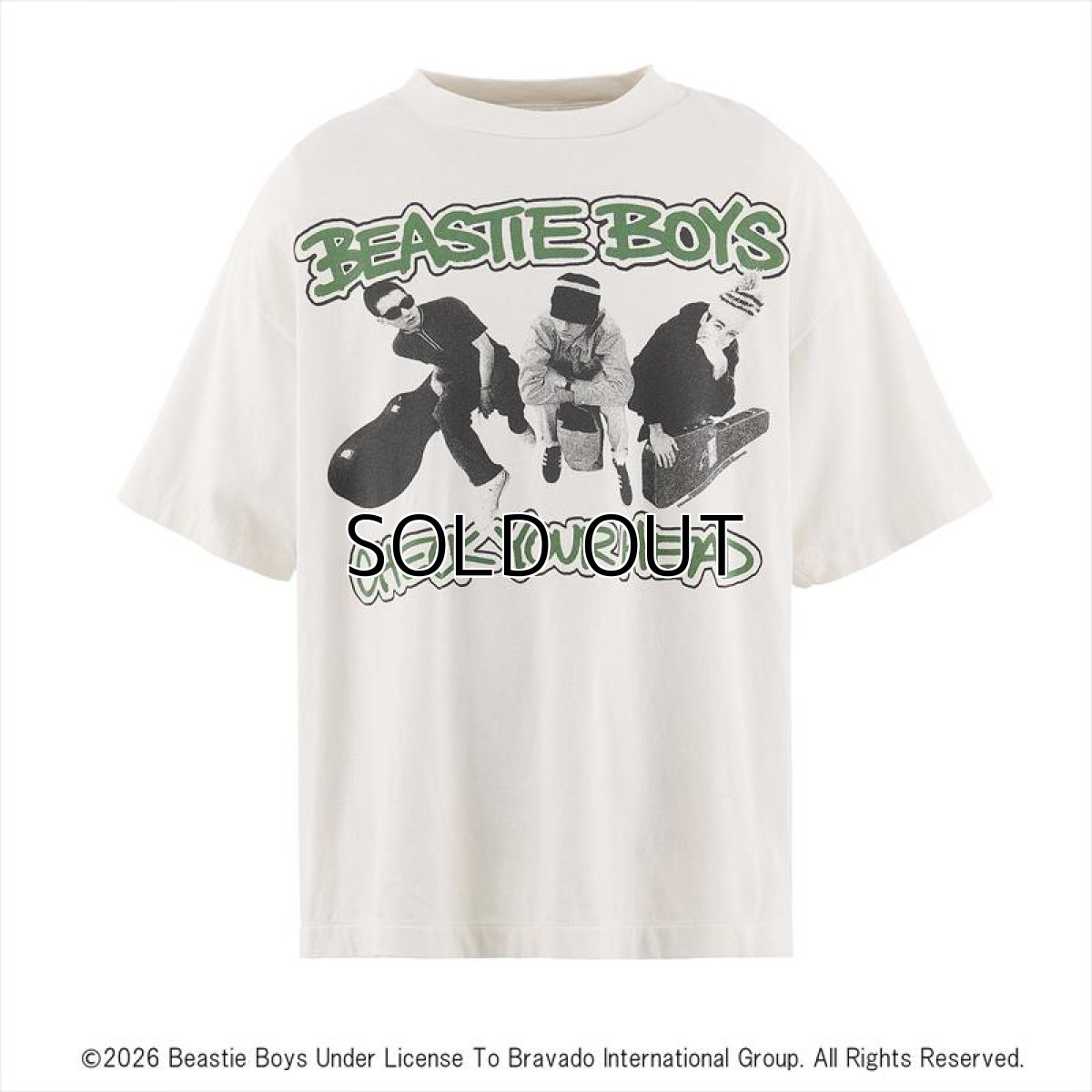 画像1: ©SAINT Mxxxxxx x BEASTIE BOYS BTB_SS T-SHIRT BEASTIEBOYS White (Tシャツ) (1)