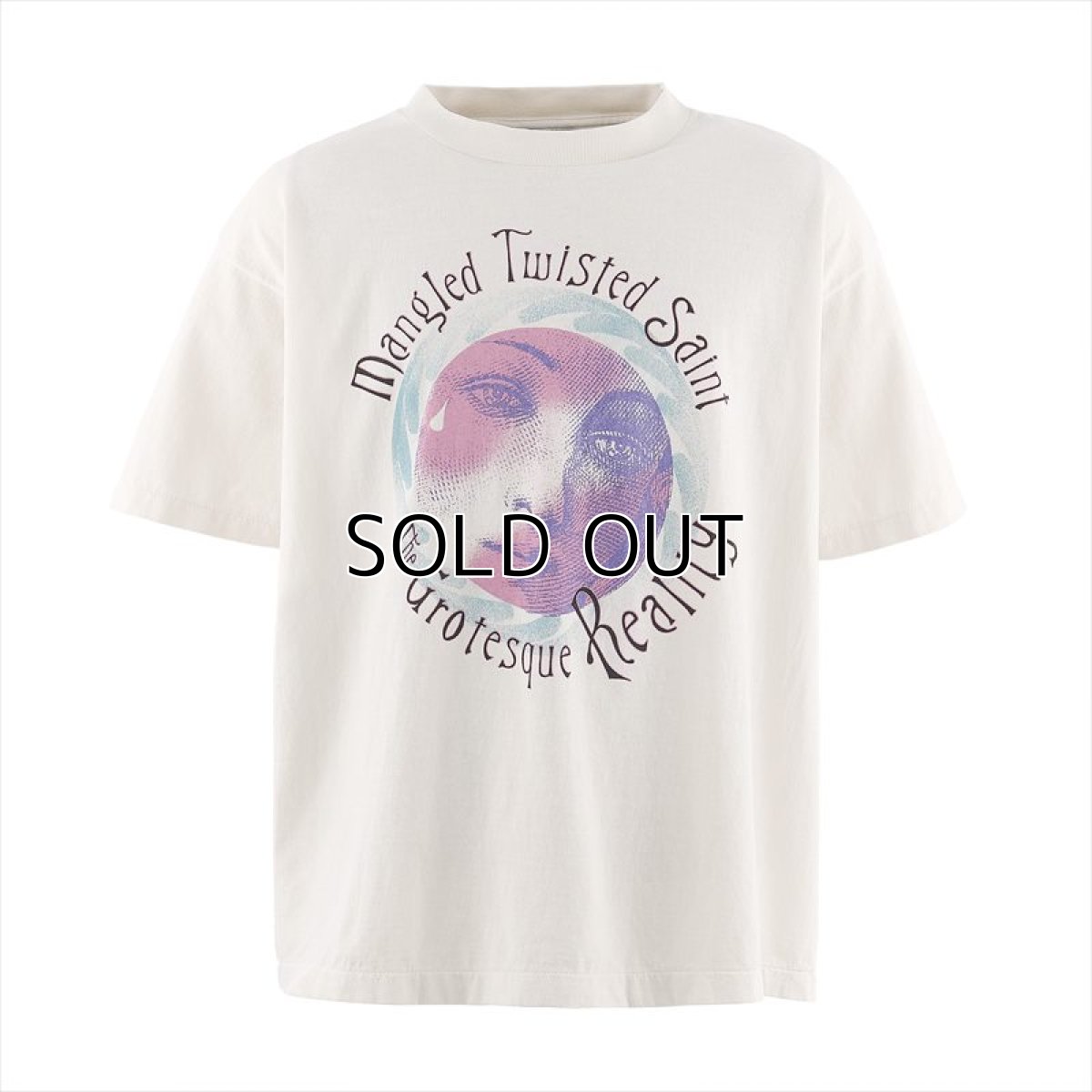 画像1: ©SAINT Mxxxxxx x Sean Wotherspoon SW_SS T-SHIRT TWISTED SAINT White (Tシャツ) (1)