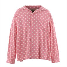 画像1: ©SAINT Mxxxxxx RAYON SHIRT DOT Pink (レーヨンシャツ) (1)