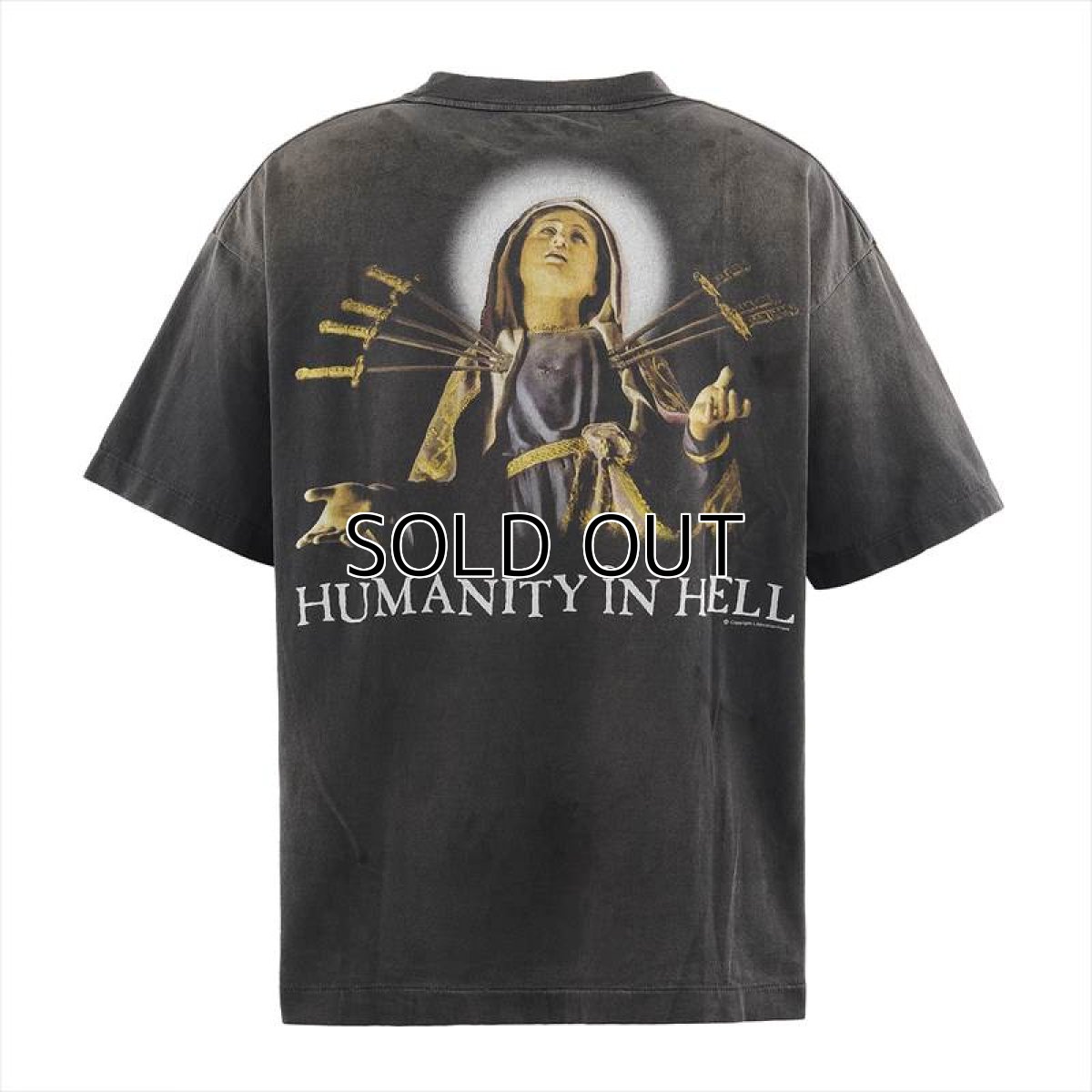 画像2: ©SAINT Mxxxxxx T-SHIRT JESUS Black (Tシャツ) (2)