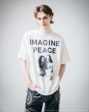 画像3: ©SAINT Mxxxxxx x JOHN LENNON JL_SS T-SHIRT IMAGINE PEACE White (Tシャツ) (3)