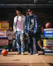 画像2: ©SAINT Mxxxxxx RAYON SHIRT CHECK Sky Blue (レーヨンチェックシャツ) (2)