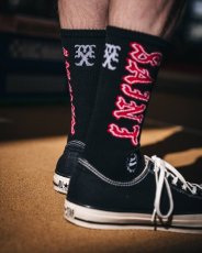 画像4: ©SAINT Mxxxxxx SOCKS SAINT Black/Red (ソックス) (4)