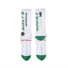 画像2: ©SAINT Mxxxxxx SOCKS SAINT White/Green (ソックス) (2)