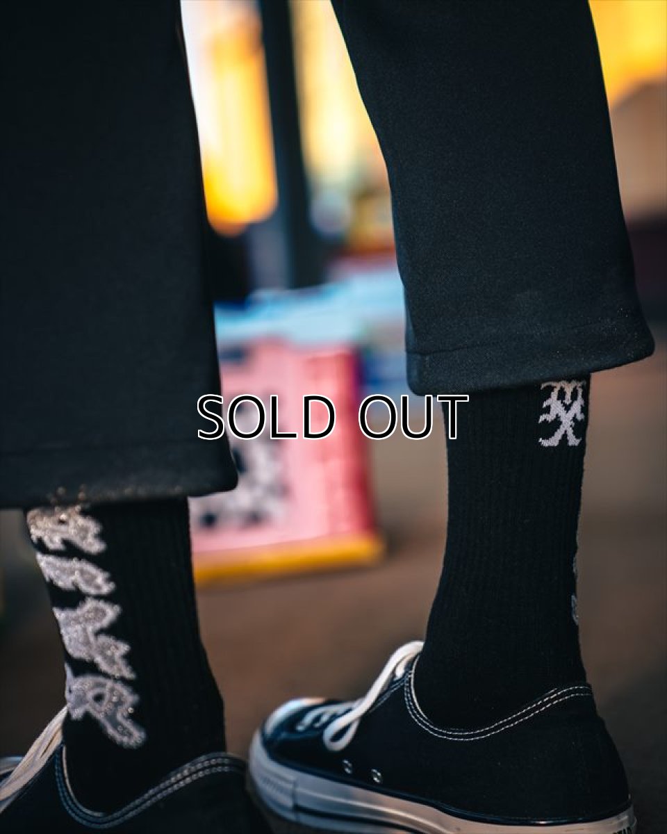 画像4: ©SAINT Mxxxxxx SOCKS SAINT Black/Gray (ソックス) (4)