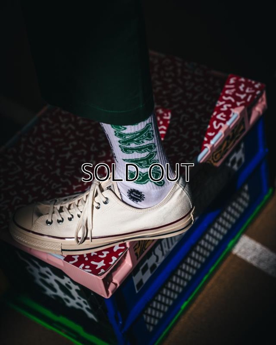 画像3: ©SAINT Mxxxxxx SOCKS SAINT White/Green (ソックス) (3)