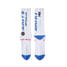 画像2: ©SAINT Mxxxxxx SOCKS SAINT White/Blue (ソックス) (2)