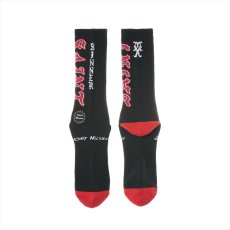 画像2: ©SAINT Mxxxxxx SOCKS SAINT Black/Red (ソックス) (2)