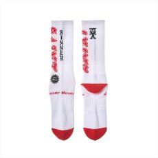 画像2: ©SAINT Mxxxxxx SOCKS SAINT White/Red (ソックス) (2)