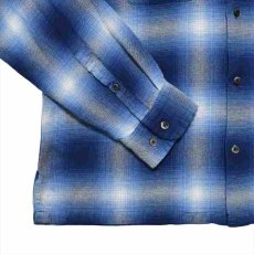 画像6: MINEDENIM R.Flannel Ombre Open Collar Shirt (チェックシャツ) (6)