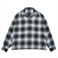 画像1: MINEDENIM R.Flannel Ombre Open Collar Shirt (チェックシャツ) (1)