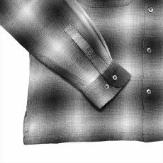 画像6: MINEDENIM R.Flannel Ombre Open Collar Shirt (チェックシャツ) (6)